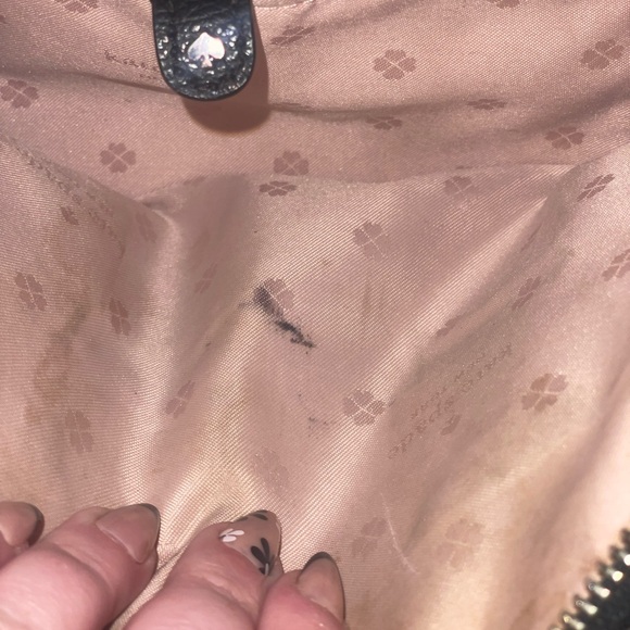 Kate Spade Black Satchel Dome-Shaped Handbag - Picture 8 of 9